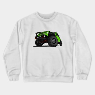 Green Jeep Illustration Crewneck Sweatshirt